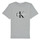 material Children short-sleeved t-shirts Calvin Klein Jeans MONOGRAM Grey