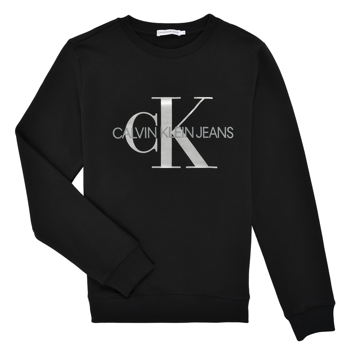 Calvin Klein Jeans MONOGRAM SWEAT Black - Fast delivery | Spartoo Europe !  - Clothing sweaters Child 61,60 €