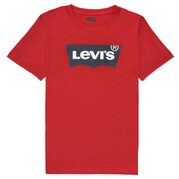 material Boy short-sleeved t-shirts Levi's BATWING TEE Red