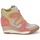 Shoes Women High top trainers Ash ALEX Coral / Yellow / Taupe