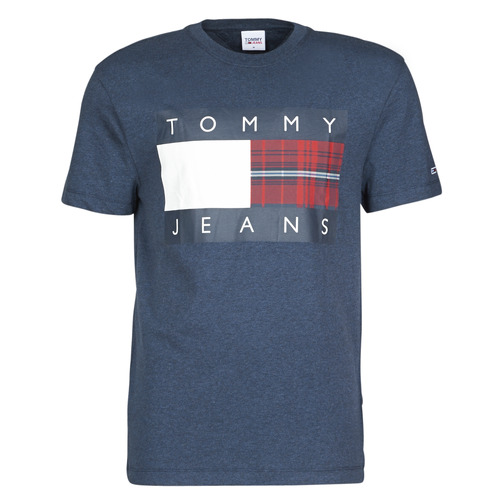 Tommy Jeans TJM PLAID CENTRE FLAG TEE 