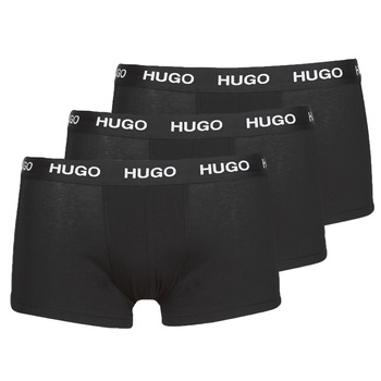 Underwear Men Boxer shorts HUGO TRUNK TRIPLET PACK Black