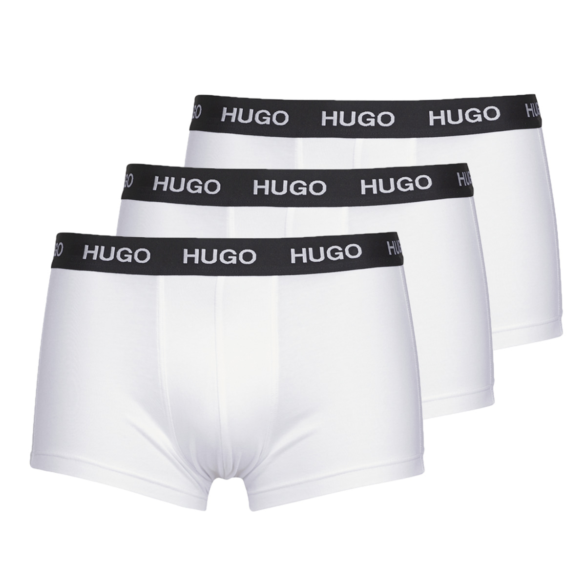 | delivery Men Fast Spartoo Boxer Underwear PACK shorts HUGO TRUNK - TRIPLET White € Europe - 36,80 !