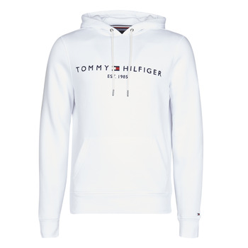 material Men sweaters Tommy Hilfiger TOMMY LOGO HOODY White