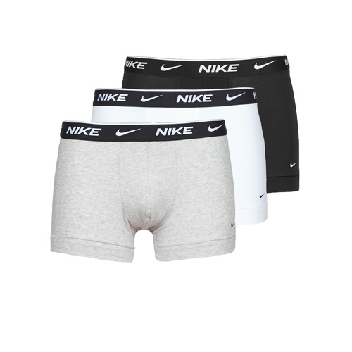 Nike Everyday Cotton 3 pack briefs with fly in white