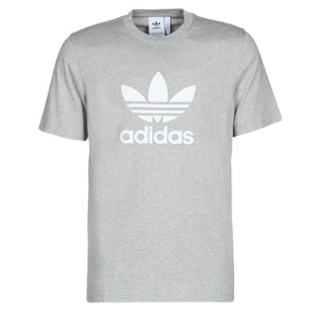 material Men short-sleeved t-shirts adidas Originals TREFOIL T-SHIRT Grey / Medium