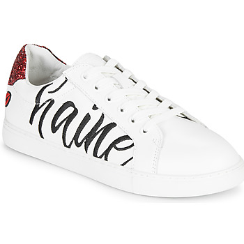 Shoes Women Low top trainers Bons baisers de Paname SIMONE AMOUR/HAINE White