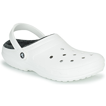 Shoes Clogs Crocs CLASSIC LINED CLOG White