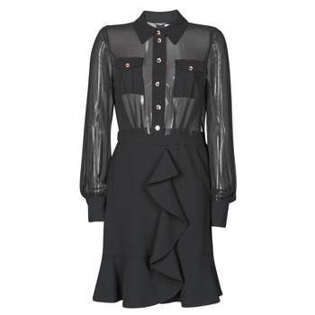 Clothing Women Short Dresses Marciano CAROL SHORT DRESS Black