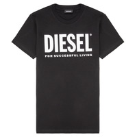 Clothing Children short-sleeved t-shirts Diesel TJUSTLOGO Black