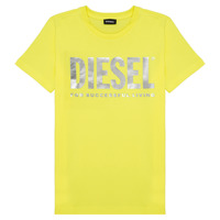material Girl short-sleeved t-shirts Diesel TSILYWX Yellow