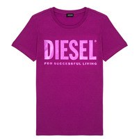 material Girl short-sleeved t-shirts Diesel TSILYWX Pink