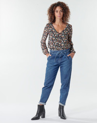 material Women 5-pocket trousers One Step FR29091_46 Blue