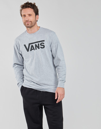 Clothing Men Long sleeved shirts Vans VANS CLASSIC LS Grey