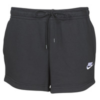 Clothing Women Shorts / Bermudas Nike W NSW ESSNTL SHORT FT Black