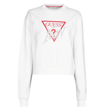 material Women sweaters Guess ICON FLEECE White