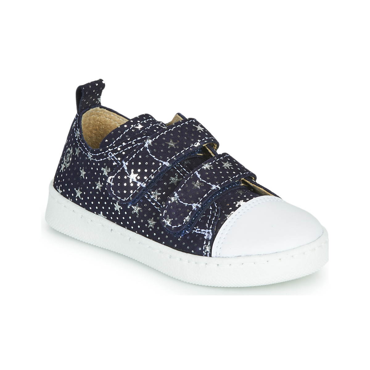 Shoes Girl Low top trainers Citrouille et Compagnie NADIR Marine / Silver