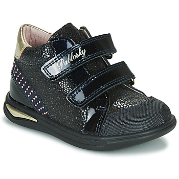 Shoes Girl High top trainers Pablosky 87529 Marine