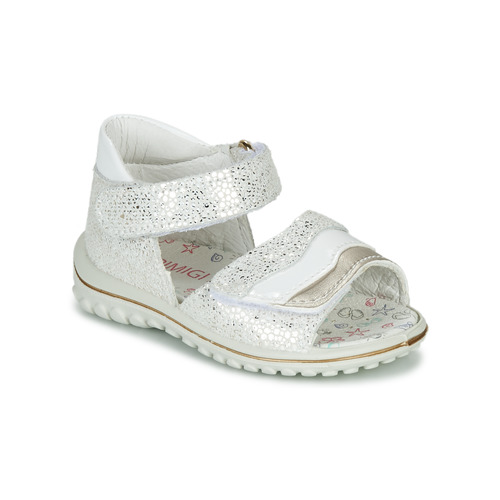 Shoes Girl Sandals Primigi  White / Silver