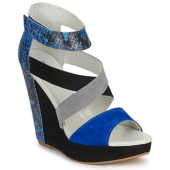 Shoes Women Sandals Serafini CARRY Black / Blue / Grey
