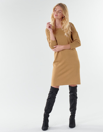 Only ONLFIA | Short Fast DRESS Clothing KNT L/S € Europe Spartoo delivery ! Women Dresses - Ecru CC KATIA - 35,20