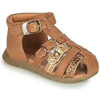 Shoes Girl Sandals GBB PERLE Brown