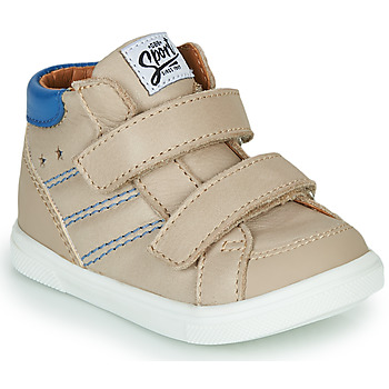 Shoes Boy High top trainers GBB MORISO Beige