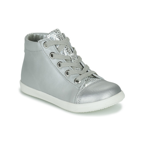 Shoes Girl High top trainers Little Mary VITAMINE Silver