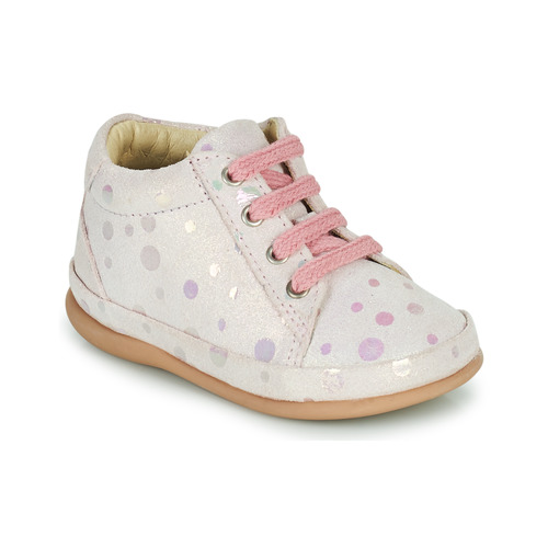 Shoes Girl High top trainers Little Mary GAMBARDE Pink
