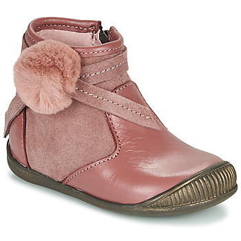 Shoes Girl Mid boots Little Mary FRANCOISE Pink