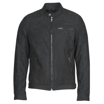 material Men Leather jackets / Imitation leather Jack & Jones JJEROCKY Black