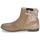Shoes Girl Mid boots Aster DESIA Taupe / Printed