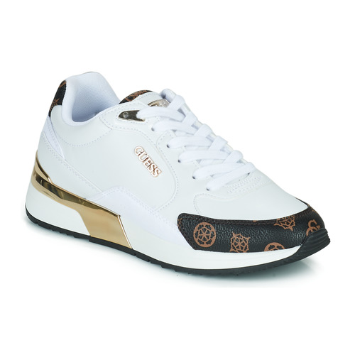 Guess MOXEA White - Fast delivery | Spartoo Europe ! - Shoes top trainers Women 132,00 €