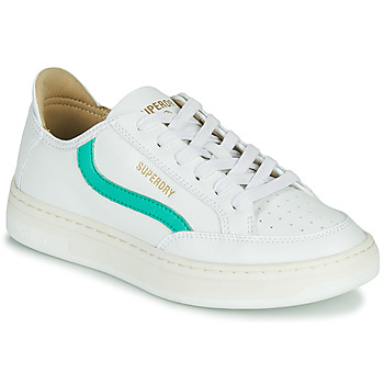 Shoes Women Low top trainers Superdry BASKET LUX LOW TRAINER White