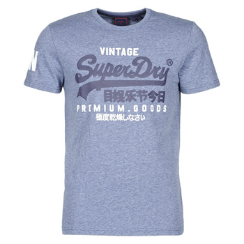 material Men short-sleeved t-shirts Superdry VL NS TEE Blue