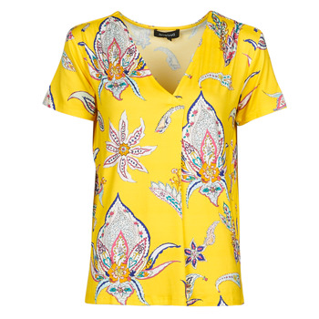 material Women short-sleeved t-shirts Desigual LEMARK Yellow