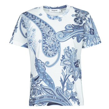 Desigual Clarie Shirt Blue Bright Abstract Patten XS-XXL UK 8-18 RRP£84