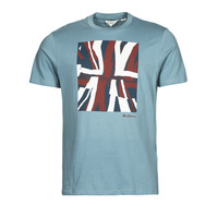 Clothing Men short-sleeved t-shirts Ben Sherman HALF TONE FLEG TEE Blue