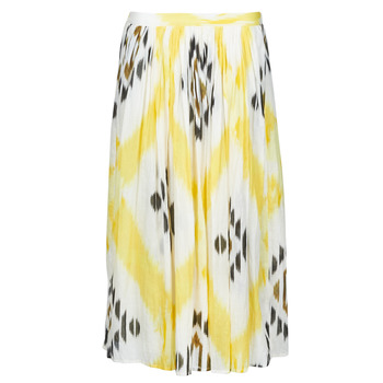 material Women Skirts One Step JOSEPHINE Yellow / Multicolour