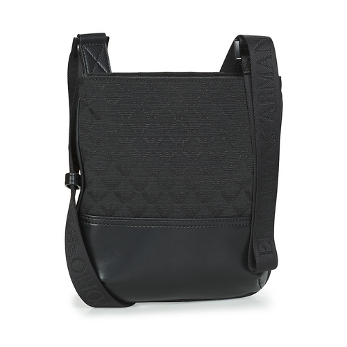 Emporio Armani logo-patch Leather Messenger Bag - Farfetch