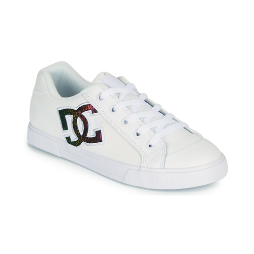 Amazon.com | DC Shoes Women's Low-Top Sneakers, White Silver, 6 |  Skateboarding