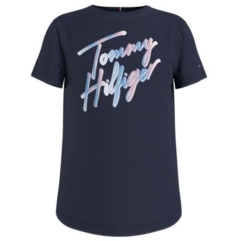 material Girl short-sleeved t-shirts Tommy Hilfiger KG0KG05870-C87 Marine