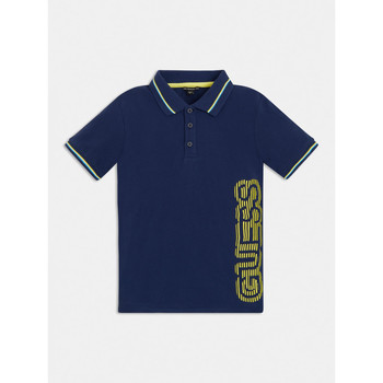 material Boy short-sleeved polo shirts Guess L1GP00-KADZ0-DEKB Marine