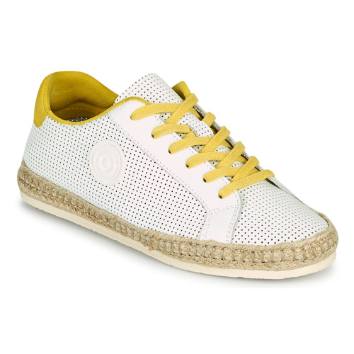 Shoes Women Espadrilles Pataugas PALOMA F2F White / Yellow