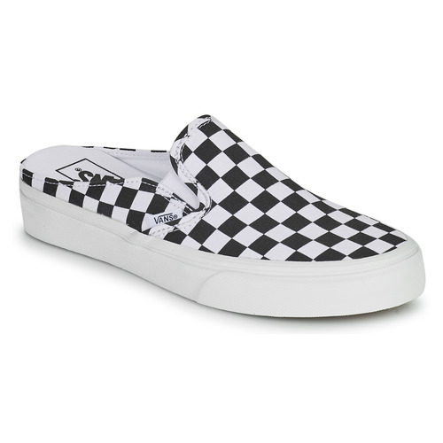 Vans Classic Slip-On Mule Black / White - Fast delivery | Spartoo Europe !  - Shoes Mules 61,60 €