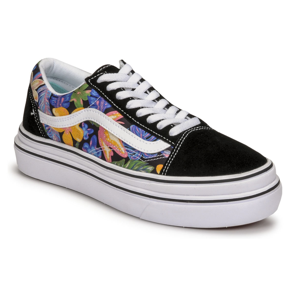 Vans SUPER COMFYCUSH OLD SKOOL Black / Flower - Fast delivery | Spartoo  Europe ! - Shoes Low top trainers Women 92,80 €