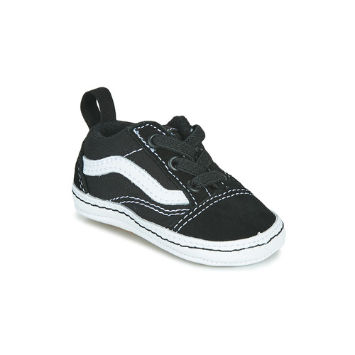 Shoes Children Low top trainers Vans OLD SKOOL CRIB Black / White