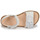 Shoes Girl Sandals Acebo's 5500SU-BLANCO White / Silver