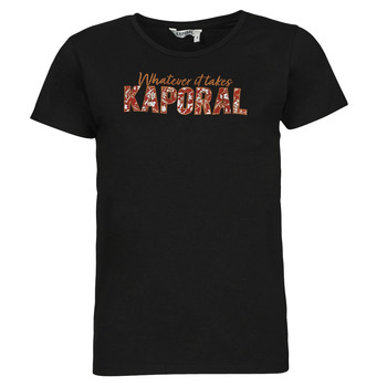 material Women short-sleeved t-shirts Kaporal PENIN Black