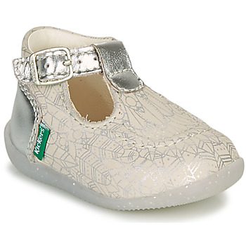 Shoes Girl Ballerinas Kickers BONBEK-2 Silver